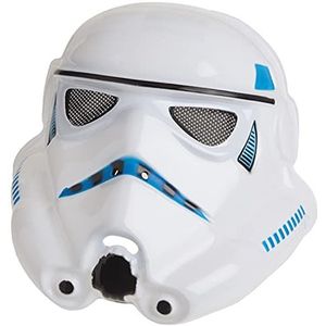 AEC - Rubies-helm volwassenen PVC Stormtrooper-Star Wars, ST-3204 Disney Princess masker 2-delig Storm Trooper, MA1413, wit, uniek