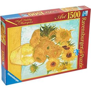 Vaas met zonnebloemen - 1500 stukjes (Ravensburger)