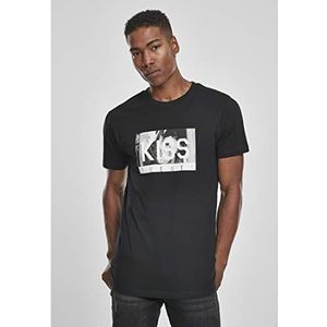 Mister Tee Kiss Treats T-shirt voor heren, zwart.