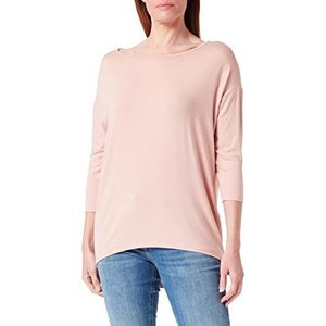ONLY Onlmoster 3/4 Shoulder Tape Cs Top T-shirt voor dames, Roze gemengd