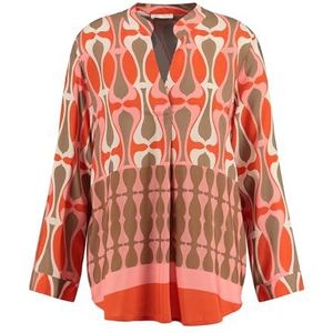 KEYLARGO Chemisier Fusion à col en V pour femme, Orange (1390), M