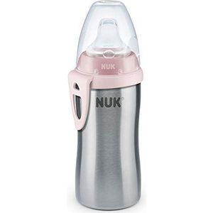 NUK Active Cup Premium roestvrij stalen drinkfles 215 ml, 1 stuk