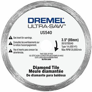 Dremel US540-01 Ultra-Saw diamantmes voor tegels, 8,9 cm