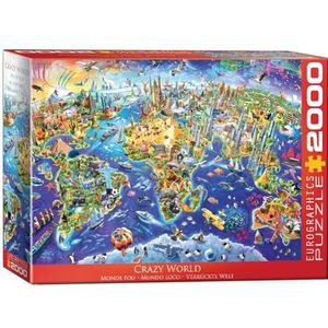 EuroGraphics - 8220-5343 - puzzel Crazy World - 2000 stukjes