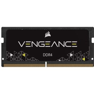 Corsair Vengeance SODIMM 16 GB (1 x 16 GB) DDR4 2666 MHz CL18 Notebooks werkgeheugen (ondersteunt Intel Core i5 en i7 6e generatieprocessors), zwart CMSX16GX4M1A2666C18