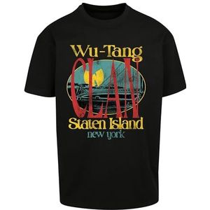 Mister Tee Wu Tang Staten Island Oversize T-Shirt, zwart.