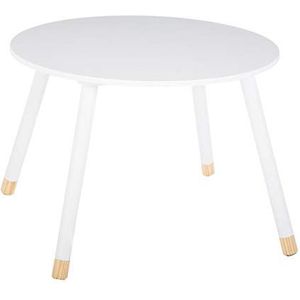 ATMOSPHERA CREATEUR D'INTERIEUR Ronde houten tafel voor kinderen, kleur: wit