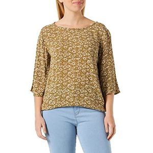 KAFFE Kariana Blouse pour femme avec imprimé fleurs Lizard/craie Taille XS, Imprimé fleurs Lizard/craie, 34