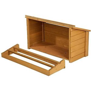 Kerbl 82808 Nestkast voor Kippen, 85 x 37 x 48 cm, van Hout, Bruin