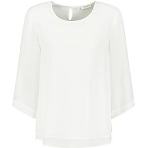 Gerry Weber Blouse met 3/4 mouwen voor dames, Gebroken wit