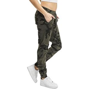 Urban Classics dames camouflage joggingbroek, meerkleurig (Dark Camouflage 00784)