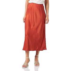 s.Oliver BLACK LABEL Jupe longue pour femme, Orange, 38