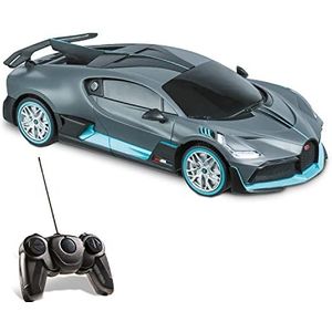MONDO -RC Motors, Bugatti DIVO 2,4 GHz, schaalmodel 1: 24, tot 8 km/u snelheid, speelgoedauto voor kinderen 63605, kleur hemelsblauw, 63705