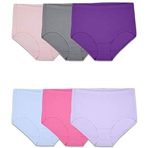 Fruit of the Loom Ademende dameslingerie (divers), katoenen mesh - kort (6 stuks), 34, katoenen mesh - kort (6 stuks), 34, Katoenen gaas - kort (6 stuks)
