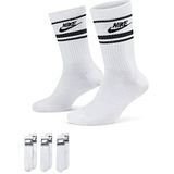 Nike - sportswear everyday essential - wit/zwart - 3-pack