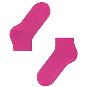 FALKE Cotton Touch korte sokken voor dames, wit, zwart, meer lage kleuren, versterkt, dun, elegant, zonder motief, voor alle gelegenheden, ideaal voor de zomer, 1 paar, roze (Berry 8390), 39-42 EU