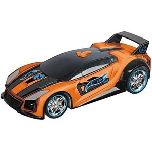 Mondo Motors 51197 Livrea Hot Wheels Spark Racers Quick N Sik wrijvingsauto voor kinderen, licht en geluiden