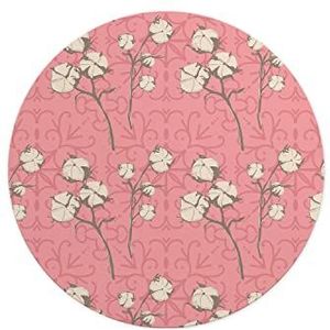 Questo Casa, Ronde muismat met antislip onderkant voor kantoor en thuis, diameter 22 cm