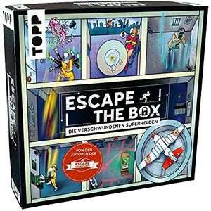 TOPP Escape The Box - De verborgen Superhelden: het ultieme escape room-ervaring als leuk spel!: 9 Rätsel-rassen in een schacht - voor 1-4 spelers - vanaf 10 jaar