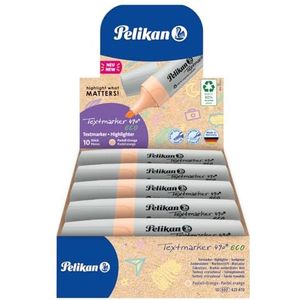 Pelikan 823470 490 Eco markeerstiften, pasteloranje, 10 stuks