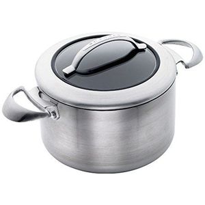 Scanpan CTX SP65252000 stoofpan met deksel, 3,5 l, zilverkleurig