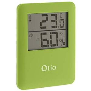 Otio - Thermometer/hygrometer binnen magnetisch groen