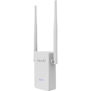 Draadloze versterker (750 Mbit/s, 3-in-1 modus/toegangspunt met repeater/router, compatibel met alle WLAN-apparaten, geïntegreerde stekker) voor Smart Home N-300