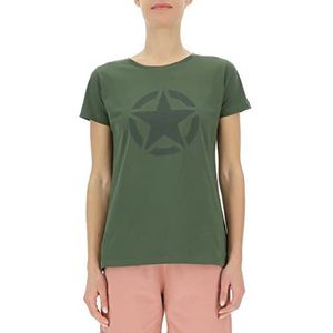 Jeep T-shirt femme, Rifle Green/Rosin Gr, XL