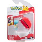 POKEMON Clip N GO QUAXLY MET POKE BALL