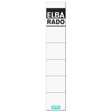 ELBA Rado 100551822 zelfklevende etiketten, smal, kort, 10 stuks, wit
