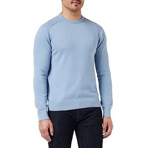 FARAH® Sweat-shirt pour homme Star Crew, Bleu denim délavé, M