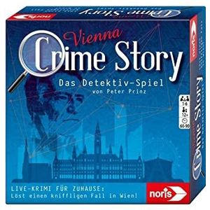 Noris Crime Story Vienna 606201888 misdaadspel voor volwassenen en kinderen vanaf 12 jaar, detectivekaartspel Wenen voor 1-6 spelers