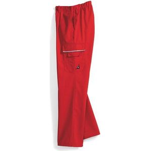 BP Werkbroek met elastische rugleuning, 245 g/m², stofmengsel, 50 liter, rood, 1605-559-81-50 liter