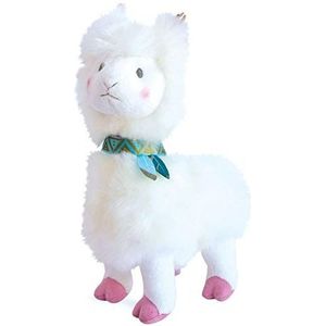 Histoire d'ours - Pluche dier Lama - Wit - 30 cm - Cadeau voor kinderen - Je rêve! - HO2798