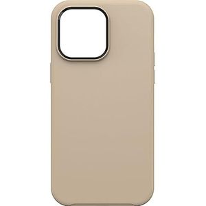 OtterBox Symmetry+ beschermhoes voor iPhone 14 Pro met MagSafe, schokbestendig, valbescherming, dunne bescherming, drievoudig getest volgens militaire norm, antimicrobiële bescherming, beige