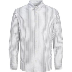 JACK & JONES Jprbrook Oxford Shirt L/S Noos Herenhemd, Captains Blue.