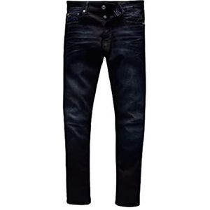 G-STAR RAW Heren Jeans 3301 Slim Jeans, Blauw (dk aged 5245-89)