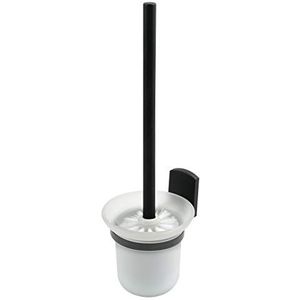 Spirella Taku mat-zwarte toiletborstelhouder, matzwart