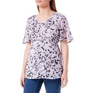 Noppies Damesblouse met korte mouwen en all-overprint, Iris - P905