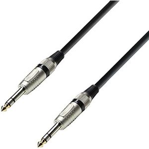 Adam Hall Cables K3BVV0600 Series 3 Star Audiokabel (6,35 mm jack stereo op 6,35 mm jack, stereo, 6 m)