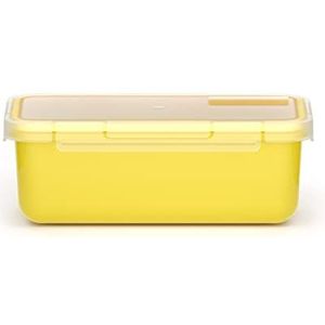 Valira 6090/14 container, luchtdicht, 0,75 l, gemaakt in Spanje, kleur: geel