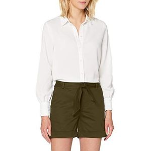 Scotch & Soda Long Length Mercerized Chino Shorts dames, groen (Military 0360), 32, groen (Military 0360)