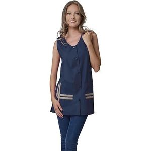 SIGGI - Vest ""Lizzy"" polyester 65% katoen 35% verschillende kleuren - gewicht 130g / m² - Maat: XL - Varianten: blauw