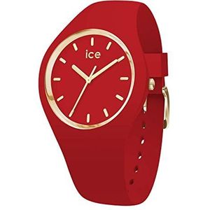 Ice-Watch - ICE Glam Color Red - Rood dameshorloge met siliconen band - 016264, Rood, Medium (40 mm)