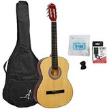 stagg Rocket Music CG44PACK Klassieke Spaanse elektrische gitaar Wit