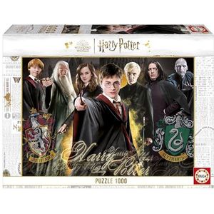 Educa - Harry Potter | Puzzel van 1000 stukjes voor volwassenen. Afmetingen: 68 x 48 cm. Inclusief Fix Puzzel Staart. Vanaf 14 jaar (19929)