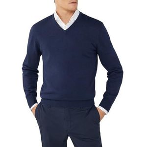 Hackett London Arcade Crew trui voor heren, Blauw (marineblauw)
