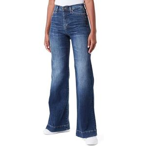 7 For All Mankind Dojo moderne retro jeans dames, Donkerblauw