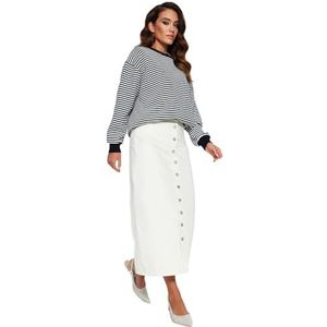 Trendyol Rok - ecru - Maxirok voor dames (1 stuk), ECRU