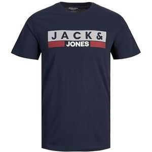 JACK & JONES Jjecorp Logo Tee Ss O-hals Noos Pls T-shirt voor heren (1 stuk)